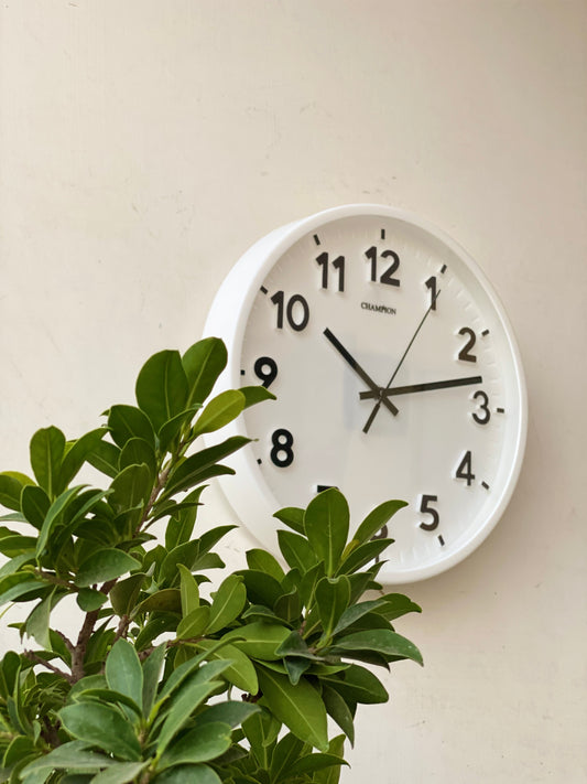 Mini White Wall Clock CS-020