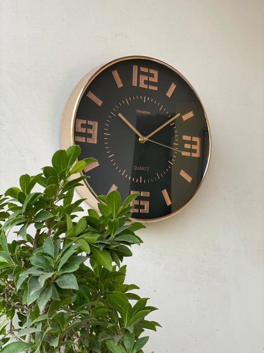 Luxury Black Golden Wall Clock CS-019