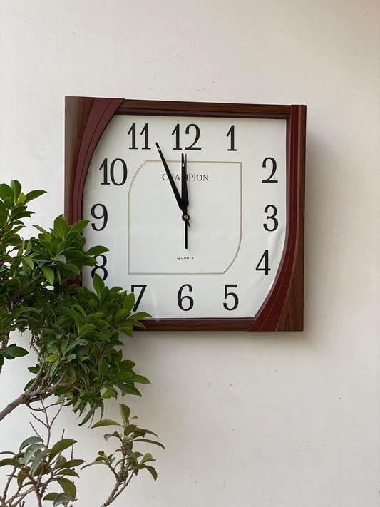 Champion Contemporary Square Wall Clock CS-039