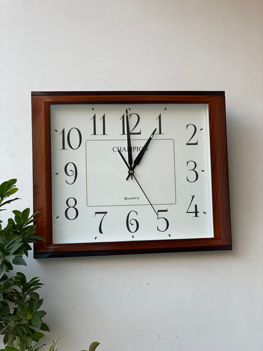 White Board Rect Wall Clock CS-008