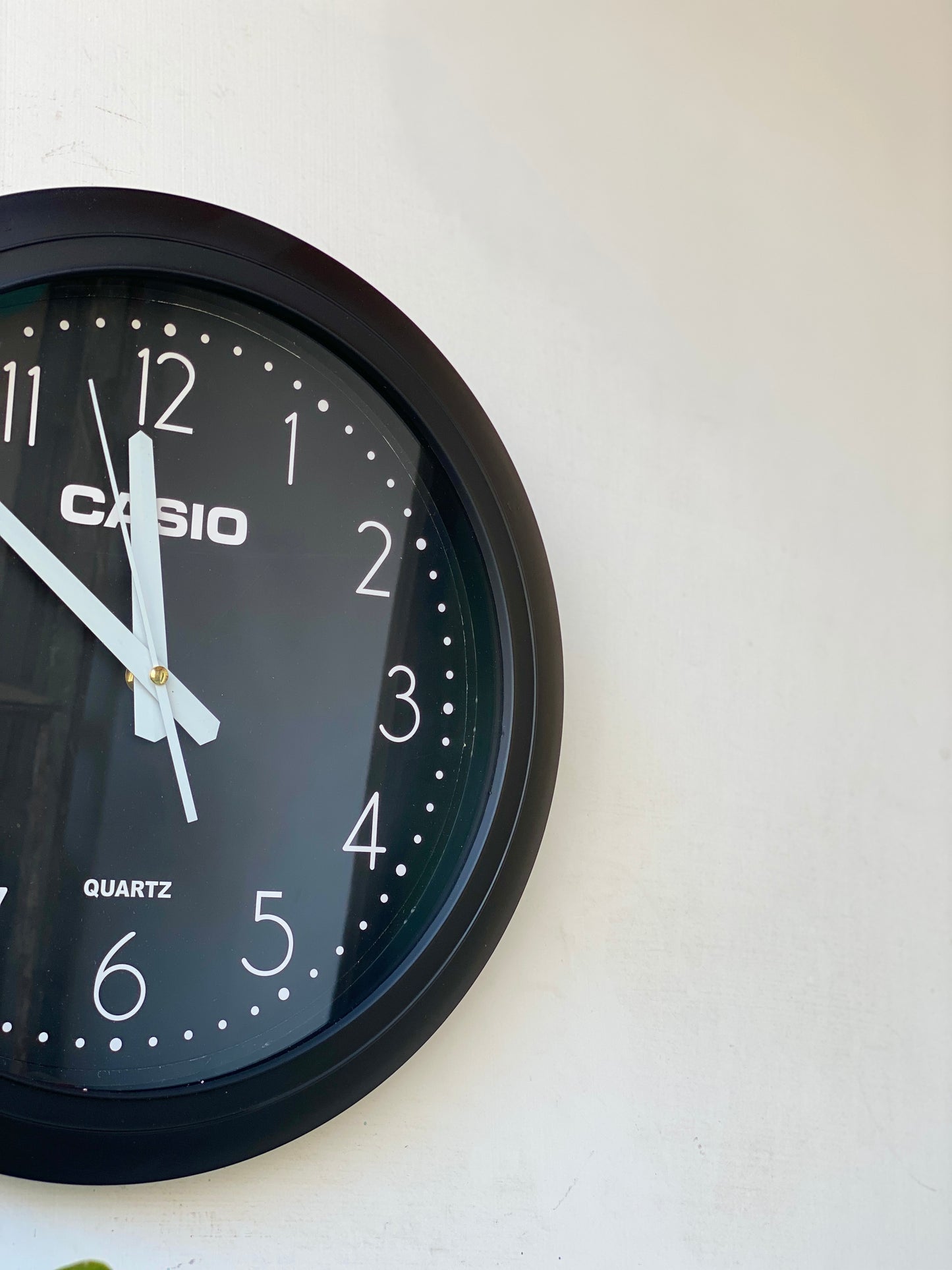 Classic Black Casio Wall Clock CS-034