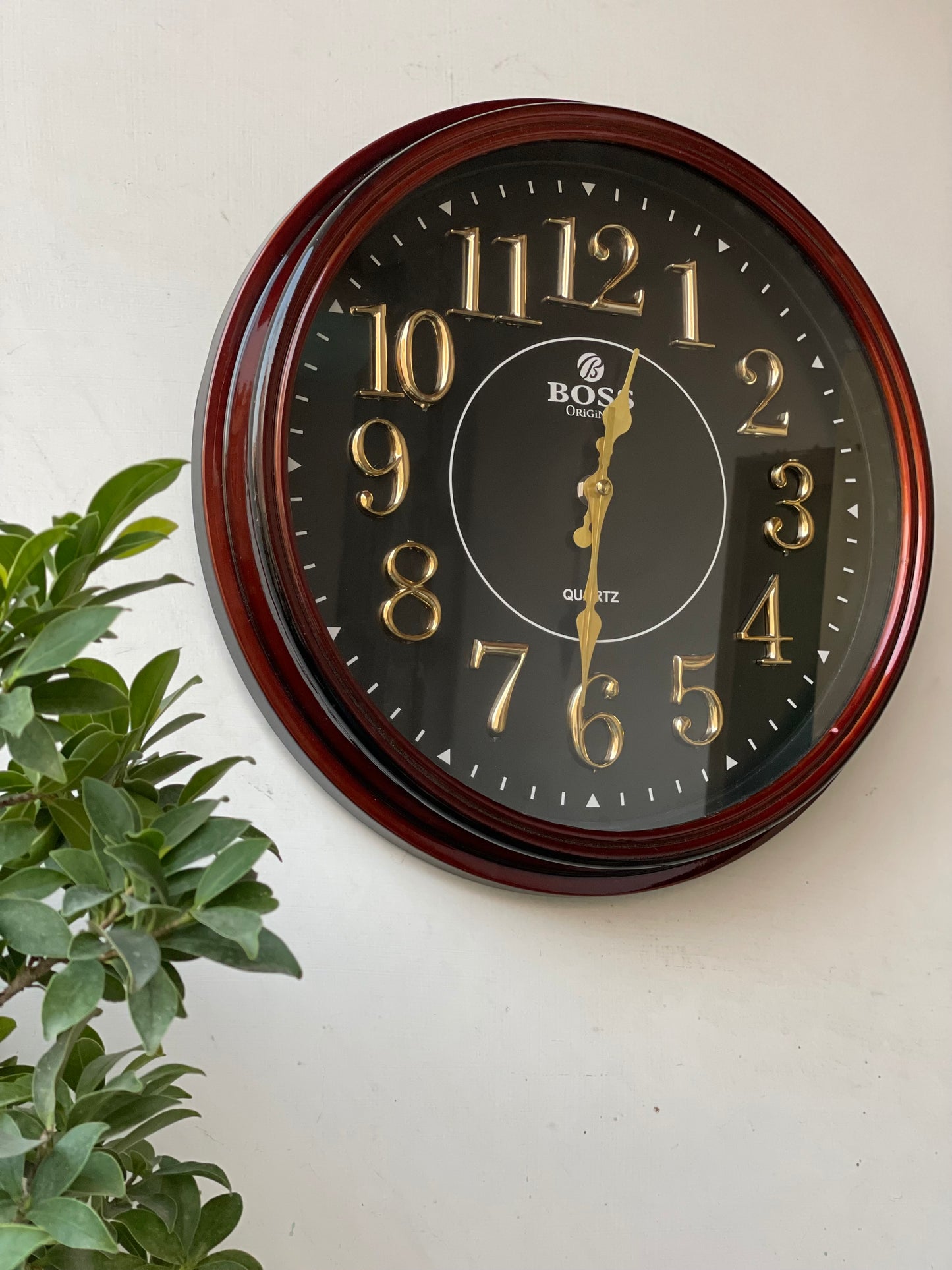 Brown Moon Wall Clock CS-003