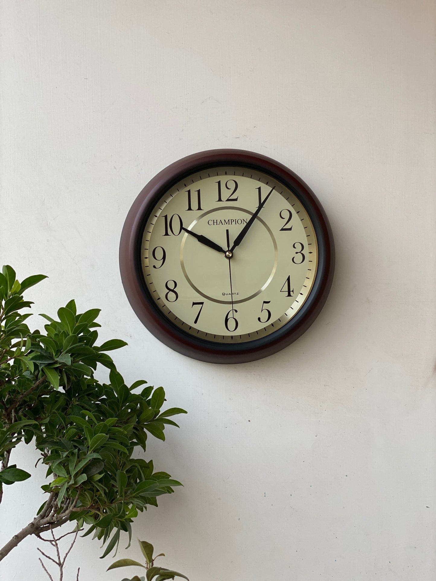 Brown Gold Wall Clock CS-024