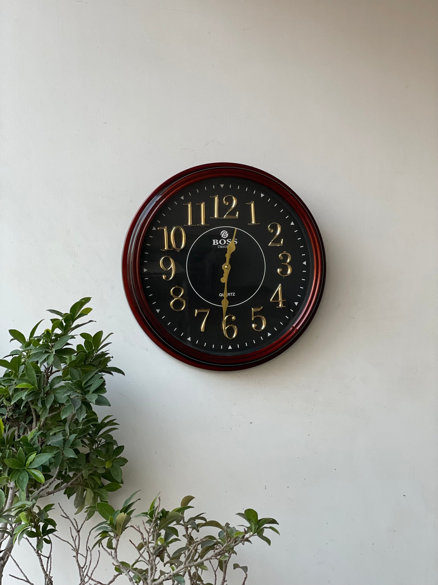 Brown Moon Wall Clock CS-003